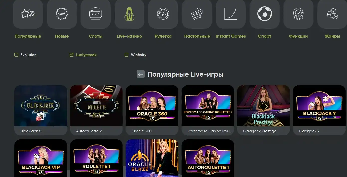 Слоты казино Ттр на официальном сайте